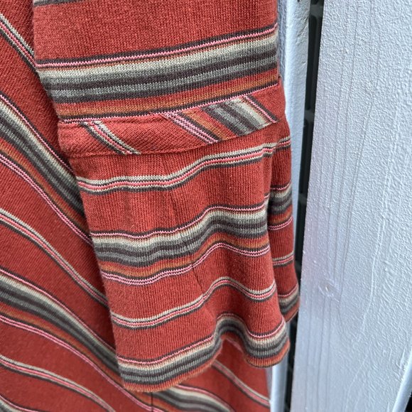 Free People Rust Chevron Striped Tunic Dress - Picture 12 of 15